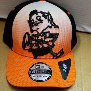 New Era Cleven Browns M/L Orange and Black Cap